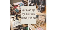 Mẫu hợp đồng đặt cọc thuê nhà xưởng, kho bãi mới nhất