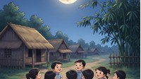 Tả một đêm trăng đẹp kèm dàn ý chi tiết Tập làm văn lớp 5