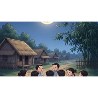 Tả một đêm trăng đẹp kèm dàn ý chi tiết Tập làm văn lớp 5