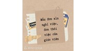 Mẫu đơn xin nghỉ việc, đơn thôi việc của giáo viên mới nhất