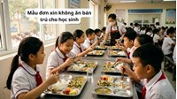 Mẫu đơn xin không ăn bán trú cho học sinh mới nhất