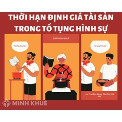 Thời hạn định giá tài sản trong tố tụng hình sự theo quy định?