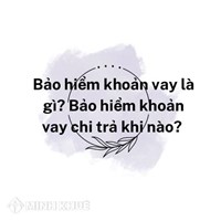 Bảo hiểm khoản vay là gì? Bảo hiểm khoản vay chi trả khi nào?
