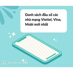 Danh sách đầu số các nhà mạng Viettel, Vina, Mobi mới nhất
