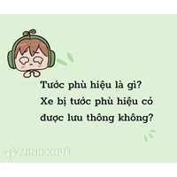 Tước phù hiệu là gì? Xe bị tước phù hiệu có được lưu thông không?