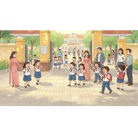 Tả quang cảnh trường em chọn lọc hay nhất Tập làm văn lớp 5