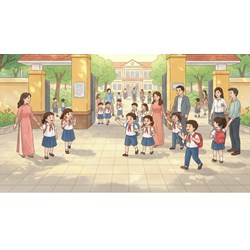 Tả quang cảnh trường em chọn lọc hay nhất Tập làm văn lớp 5