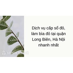 Dịch vụ cấp sổ đỏ, làm bìa đỏ tại Quận Long Biên nhanh nhất