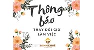 Mẫu thông báo thay đổi giờ làm việc mới nhất và cách viết