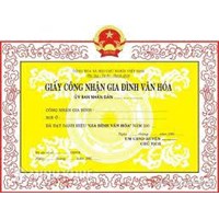Biên bản họp đề nghị công nhận Gia đình văn hóa mới nhất