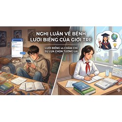 Nghị luận về bệnh lười biếng của giới trẻ chọn lọc hay nhất