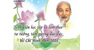 Sinh viên học tập và làm theo tư tưởng, tấm gương đạo đức Hồ Chí Minh