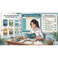 Các tác phẩm đã thi THPT Quốc gia môn Văn các năm cập nhật 2026