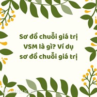 Sơ đồ chuỗi giá trị VSM là gì? Ví dụ sơ đồ chuỗi giá trị