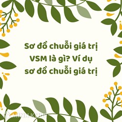 Sơ đồ chuỗi giá trị VSM là gì? Ví dụ sơ đồ chuỗi giá trị
