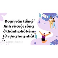 Đoạn văn tiếng Anh về cuộc sống ở thành phố kèm từ vựng hay nhất