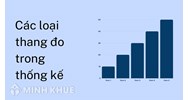 Các loại thang đo trong thống kê là gì? Ví dụ các loại thang đo