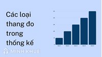 Các loại thang đo trong thống kê là gì? Ví dụ các loại thang đo