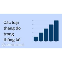 Các loại thang đo trong thống kê là gì? Ví dụ các loại thang đo