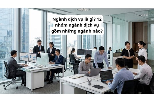 Ngành dịch vụ là gì? 12 nhóm ngành dịch vụ gồm những ngành nào?