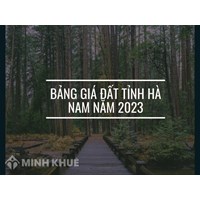 Bảng giá đất tỉnh Hà Nam mới nhất: Đến bù đất nông nghiệp Hà Nam