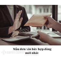 Mẫu đơn xin hủy hợp đồng mới nhất và cách viết