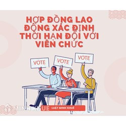 Mẫu hợp đồng lao động xác định thời hạn đối với viên chức mới