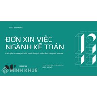 Mẫu đơn xin việc ngành Kế toán file word hay nhất 2024