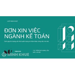 Mẫu đơn xin việc ngành Kế toán file word hay nhất 2024