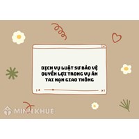 Dịch vụ luật sư bảo vệ quyền lợi trong vụ án tai nạn giao thông