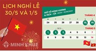 Tổng hợp các mẫu thông báo nghỉ lễ giỗ Tổ Hùng Vương, 30/4 và 1/5 mới nhất