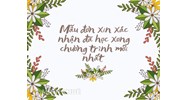 Mẫu đơn xin xác nhận đã học xong chương trình mới nhất