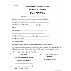 Mẫu đơn xin việc ngành nhân viên Marketing mới nhất 2024