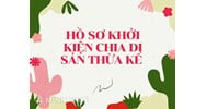Hồ sơ khởi kiện chia di sản thừa kế gồm những gì?