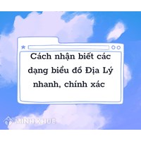 Cách nhận biết các dạng biểu đồ Địa lý nhanh, chính xác nhất