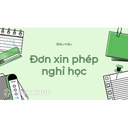 Mẫu đơn xin nghỉ học của trường chính trị mới nhất năm 2024