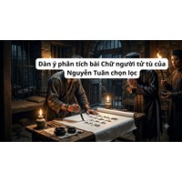Dàn ý phân tích bài Chữ người tử tù của Nguyễn Tuân chọn lọc hay nhất