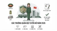 Các trường quân đội tuyển nữ cập nhật mới nhất năm 2026