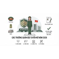 Các trường quân đội tuyển nữ cập nhật mới nhất năm 2026