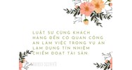 Luật sư cùng khách hàng đến cơ quan Công an làm việc trong vụ án Lạm dụng tín nhiệm chiếm đoạt tài sản