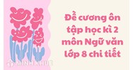 Đề cương ôn tập học kì 2 môn Ngữ văn lớp 8 chi tiết