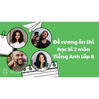 Đề cương ôn thi học kì 2 môn Tiếng Anh lớp 8 chi tiết