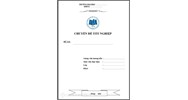 Mẫu bìa luận văn có tải file word miễn phí, đẹp nhất