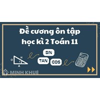 Đề cương ôn tập học kì 2 môn Toán lớp 11 chọn lọc mới nhất
