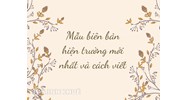 Mẫu biên bản hiện trường mới nhất: Nội dung và cách viết