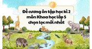 Đề cương ôn tập học kì 2 môn Khoa học lớp 5 mới nhất