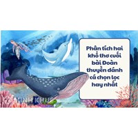 Phân tích hai khổ thơ cuối bài Đoàn thuyền đánh cá chọn lọc hay nhất