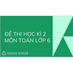 Đề thi học kì 2 môn Toán 6 sách Kết nối tri thức có đáp án