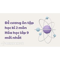 Đề cương ôn tập học kì 2 môn Hóa học lớp 9 mới nhất