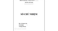 Mẫu sổ chủ nhiệm tiểu học mới nhất và cách ghi chi tiết